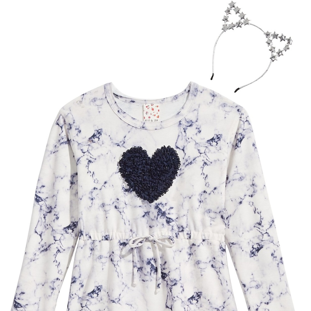 NWT - Girls 2-Pc. Tunic & Headband Set - Picture 1 of 7